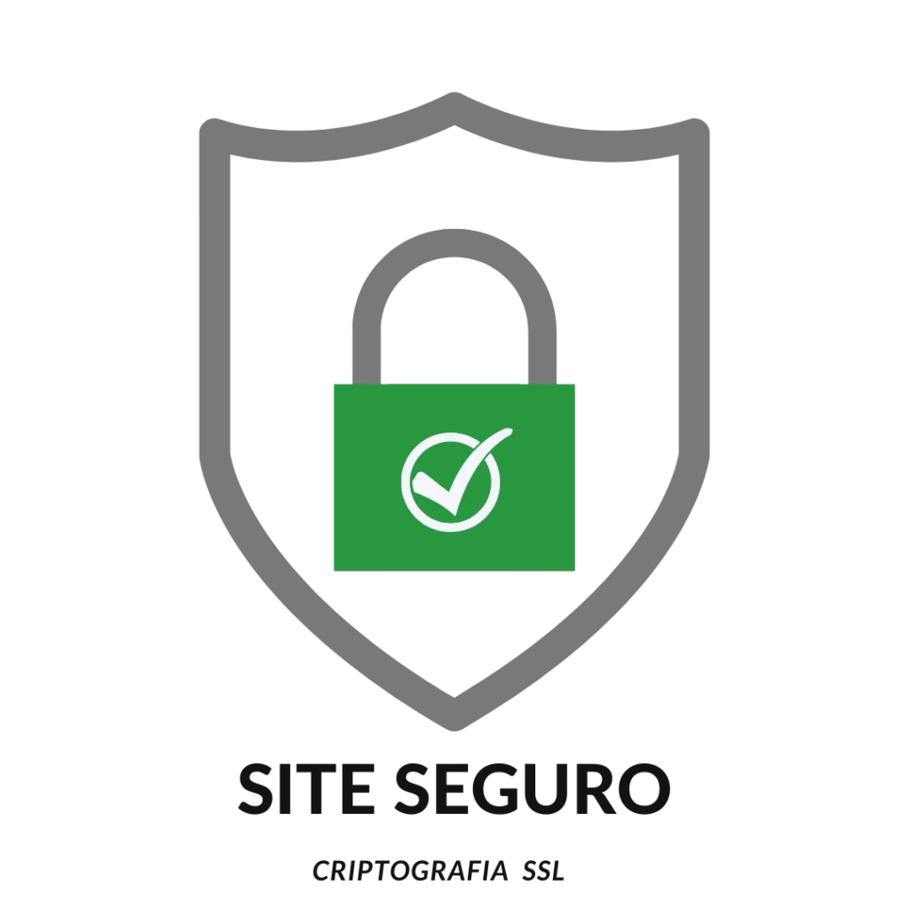 Selo de site seguro com criptografia SSL